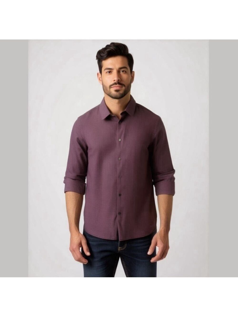 CALVIN Klein Men’s Button Down Dress Shirt Large